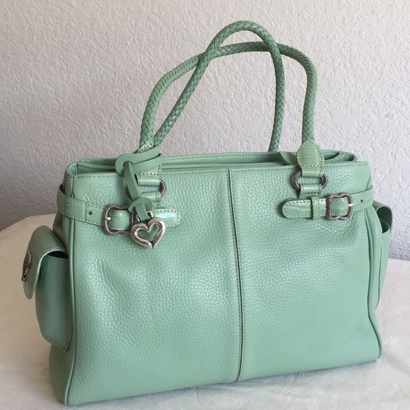 Brighton pebble leather side pocket braided tote - Picture 1 of 8